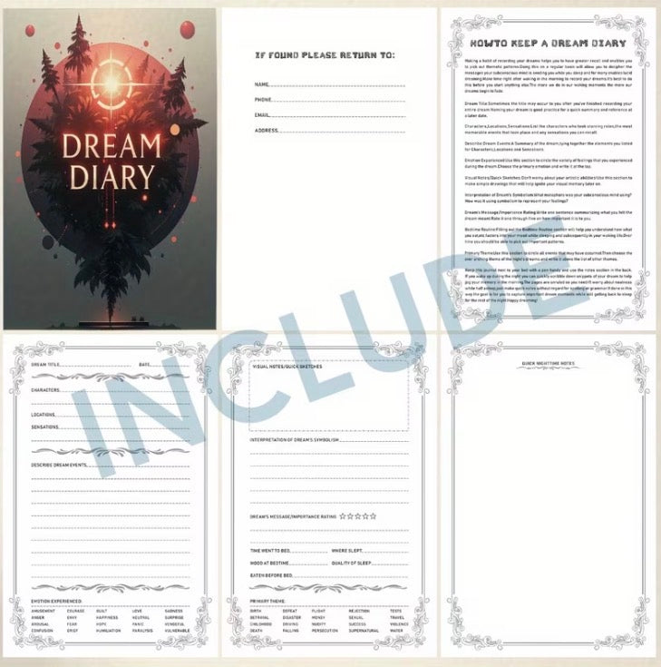 Dream supplement/ Dream Diary